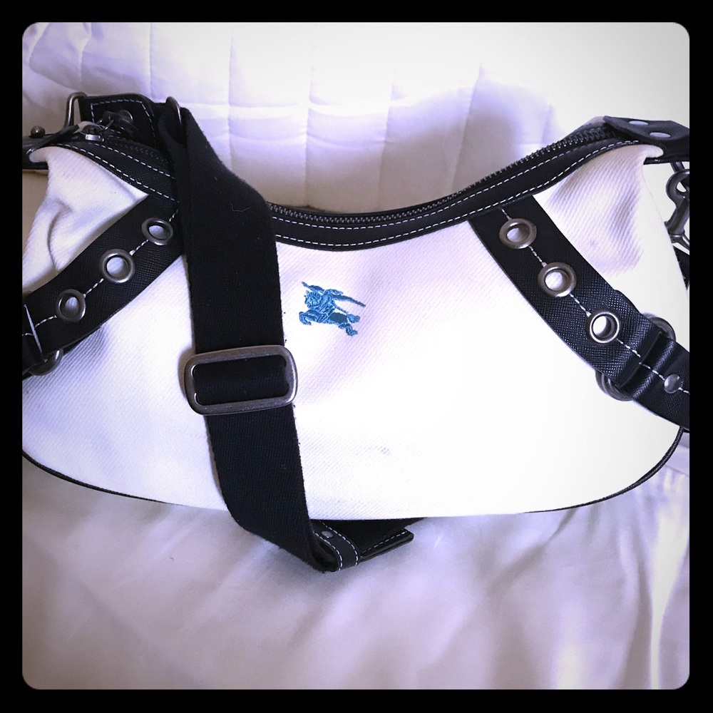 **SOLD**Burberry Blue Label Canvas Bag - Picture 1 of 8